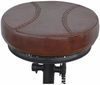 Casa Padrino Industrie Stil Barhocker Schwarz / Braun H. 80 cm - Bar Möbel Bild 2