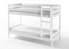 Homeline Etagenbett Kevin Etagenbett Kinderbett Weiss Hochbett Teilbar Massiv 90x200 cm Bild 5