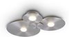 Deckenleuchte GRAVITY flach, 3 Scheiben mit LED Ringen, Alu gebürstet, B: 69cm Bild 2