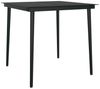 vidaXL 5-tlg. Garten-Essgruppe Schwarz 3099156 Bild 5