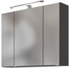 3D-Spiegelschrank 'Arezzo' mit LED-Beleuchtung, Graphit Bild 2