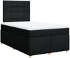 vidaXL Boxspringbett mit Matratze Schwarz 120x200 cm Stoff 3293549 Bild 3