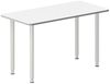 Schreibtisch DNA 1200x600 mm I-Beine weiß Bild 1