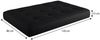 sunnypillow Palettenkissen Kaltschaum Palettenauflage Palettenpolster Palettensofa Sitzkissen Rückenlehne gesteppt Sitzkissen 120 x 60 x 15 cm Black Bild 3