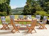 Gartentisch Set MAUI II Akazienholz 160 220x85x74 cm Grau Bild 3