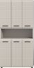 Ice Badschrank hoch in Kaschmir Nachbildung matt Bild 2