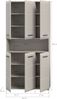 Ice Badschrank hoch in Kaschmir Nachbildung matt Bild 4