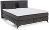 Boxspringbett 180x200 H3 Federkernmatratzen Bonell Topper in Chenille Dunkelgrau Bild 1