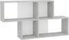 FMD Möbel - NORA - Wandregal - melaminharzbeschichtete Spanplatte - Beton LA/weiß - 100 x 53 x 19,5cm Bild 4