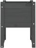 vidaXL Pflanzkübel Grau 40x40x52,5 cm Massivholz Kiefer 822111 Bild 4
