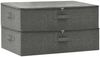 vidaXL Aufbewahrungsboxen 2 Stk. Stoff 70x40x18 cm Anthrazit 332904 Bild 2