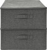 vidaXL Aufbewahrungsboxen 2 Stk. Stoff 70x40x18 cm Anthrazit 332904 Bild 5