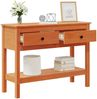 vidaXL Konsolentisch Wachsbraun 100 x 35 x 75 cm Massives Kiefernholz 869937 Bild 3