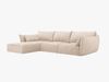 Micadoni Ecksofa Kaelle 4-Sitzer Links Chenille Over The Horizon Beige Bild 2