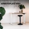 boho office® Schreibtisch UDESK (Komplettpaket, inkl. 110x60 cm große Tischplatte), elektrisch stufenlos höhenverstellbar Bild 4