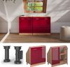 Küchenschrank für Dachschrägen R-Line Rot Hochglanz 80 cm mit 2 Türen Vicco Bild 5