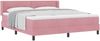 vidaXL Boxspringbett mit Kopfteil Rosa 200 x 180 cm Samt 3341485 Bild 2