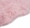 vidaXL Teppich 60x90 cm Künstlicher Schafspelz Rosa 284711 Bild 2