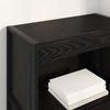 Bücherregal | Standregal Schwarz Eichen-Optik 80 x 30 x 155 cm Holzwerkstoff Bild 4