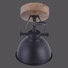 Wandampe, schwarz, Holz, beweglicher Spot, H 22 cm Bild 4