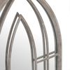 vidaXL Gartenspiegel Sand 100x45 cm Eisen 318353 Bild 5