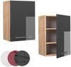 Hängeschrank Fame-Line Anthrazit Hochglanz 50 cm Vicco Bild 5