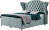 99rooms Adele Boxspringbett Velours 120x200 cm Silber Bild 4