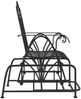 vidaXL Schaukelstuhl 61 cm Schwarz Stahl 318834 Bild 4