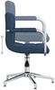 vidaXL Esszimmerstuhl Drehbar Blau Stoff, Drehbar [3088066] Bild 5