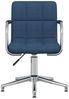 vidaXL Esszimmerstuhl Drehbar Blau Stoff, Drehbar [3088066] Bild 2