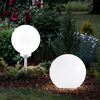 2er Set LED Solarleuchte, Kugel weiß, H 60 cm Bild 4