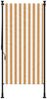 vidaXL Außenrollo Orange und Weiß 120x270 cm Stoff und Stahl 368769 Bild 3