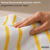 Komfortec Strandtuch 100x180 cm aus Baumwolle, Unifarben (1-St) Bild 3