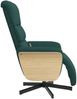 vidaXL Massagesessel mit Fußteil Dunkelgrün Stoff 356617 Bild 4