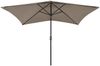vidaXL Sonnenschirm mit LEDs und Stahl-Mast Taupe 2x3 m 313789 Bild 2