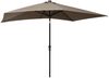 vidaXL Sonnenschirm mit LEDs und Stahl-Mast Taupe 2x3 m 313789 Bild 4
