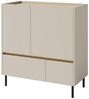 Deine Möbel 24 Kommode LIBU 09 Sideboard 95 cm breit (Set, 2 St, Kinderzimmer Jugendzimmer Schlafzimmer Wohnzimmer), LIBU-Kollektion Beige Eukalyptus Eiche Bild 5