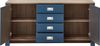Sideboard >Dijon< in Parisian Blue Nachbildung - 163x79x45cm (BxHxT) Bild 2