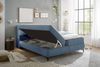 Boxbett >ATLANTIS 6< Liegefläche 180x200 cm, Bezug in blue - 185x102x240cm (BxHxT) Bild 3