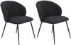 HELA 4-Fußstuhl GRAZ, Esszimmerstuhl (Set, 2 St), XL-Sitzbreite,4-Fuß,Rundrohrgestell,140 Kg belastbar, Webstoff Bild 2