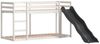 vidaXL Etagenbett mit Rutsche & Leiter Weiß 90x190cm Massivholz Kiefer 3284246 Bild 4