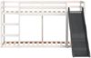 vidaXL Etagenbett mit Rutsche & Leiter Weiß 90x190cm Massivholz Kiefer 3284246 Bild 5