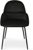 GOEURVANT 1438 Esszimmerstühle 6er-Set, Samt - Schwarz Bild 5