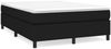 vidaXL Polsterbett, Stoff, Schwarz, 140x200 cm, Schwarz, mit Lattenrost Bild 2
