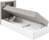 Boxspringbett 'Gladino Junior 1' rot 90x200 cm Links Bild 3