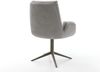 Drehstuhl Clea-Flex Strukturstoff Soft Grau Fußkreuz Effektfinish Titan 360° drehbar Wippfunktion Bild 5