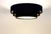 BPS Koncept 050-2EP-044 Deckenleuchte TRINITY 2xE27 60W Velours auf PVC-Kunststoff dunkelblau, gold, weiß H:23cm Ø60cm dimmbar Bild 3