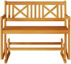 vidaXL Garten Schaukeltbank Natur 110 x 59 x 97 cm Massivholz Akazie 4105522 Bild 4