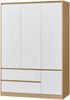 Kleiderschrank Bastheim 176x120x52 cm 6 Fächer [en. casa] Bild 4