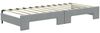 vidaXL Tagesbett Ausziehbar mit Schubladen Hellgrau 80x200 cm Stoff 3197475 Bild 5